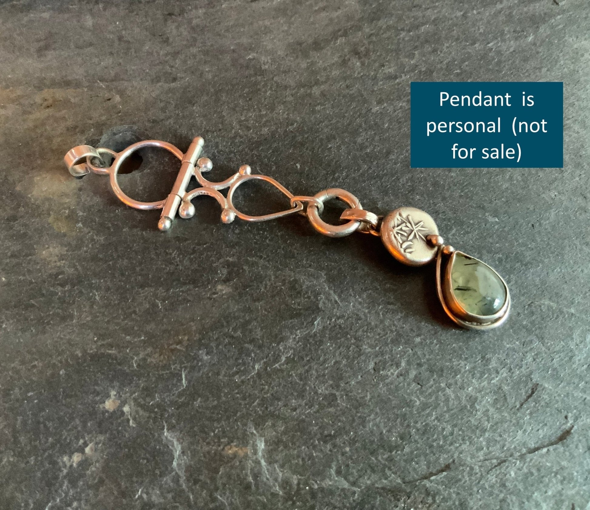 Pendant Enhancer With Circular Clasp - Evitts Creek Arts