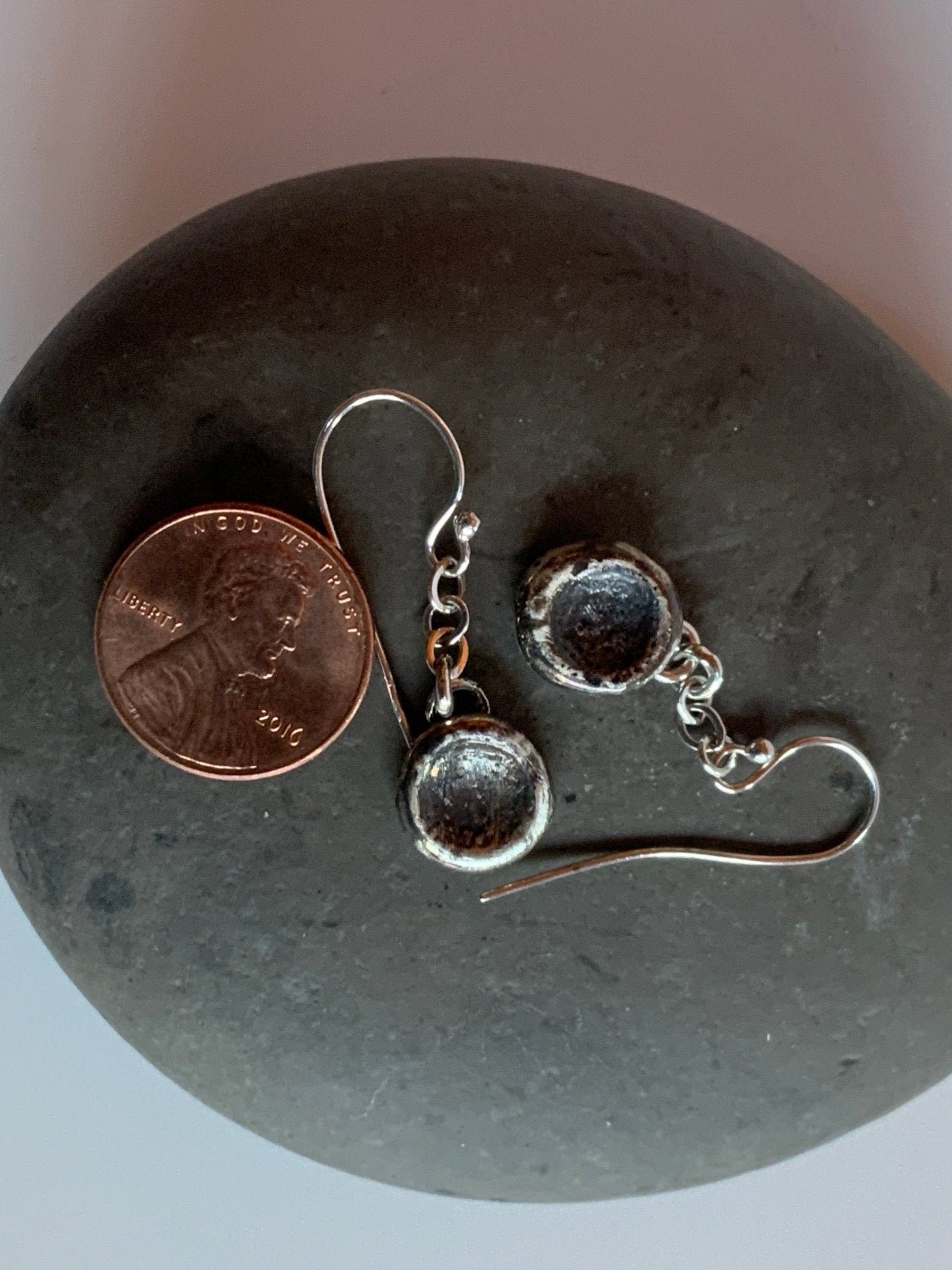 Silver droplets Earrings - Evitts Creek Arts