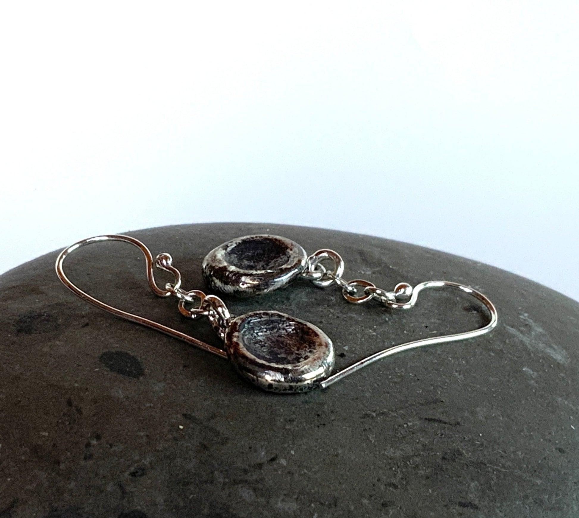 Silver droplets Earrings - Evitts Creek Arts