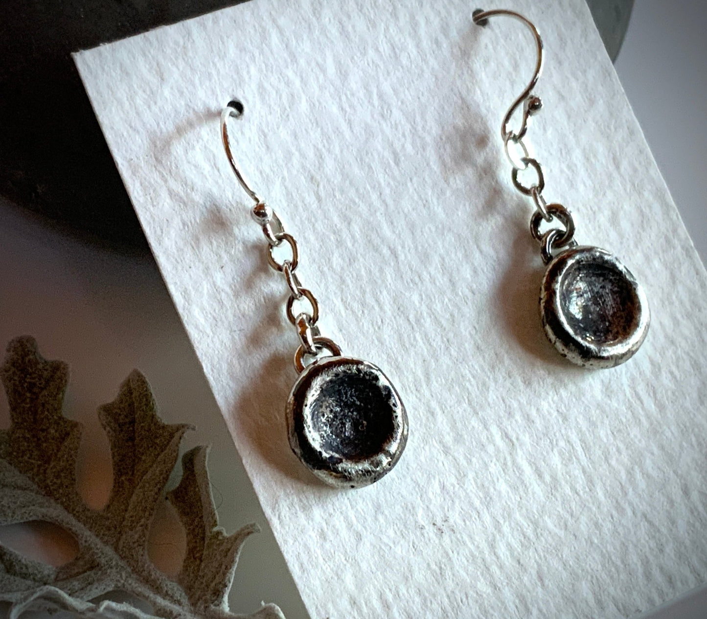 Silver droplets Earrings - Evitts Creek Arts