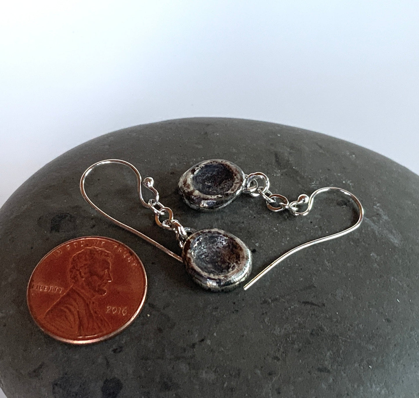 Silver droplets Earrings - Evitts Creek Arts