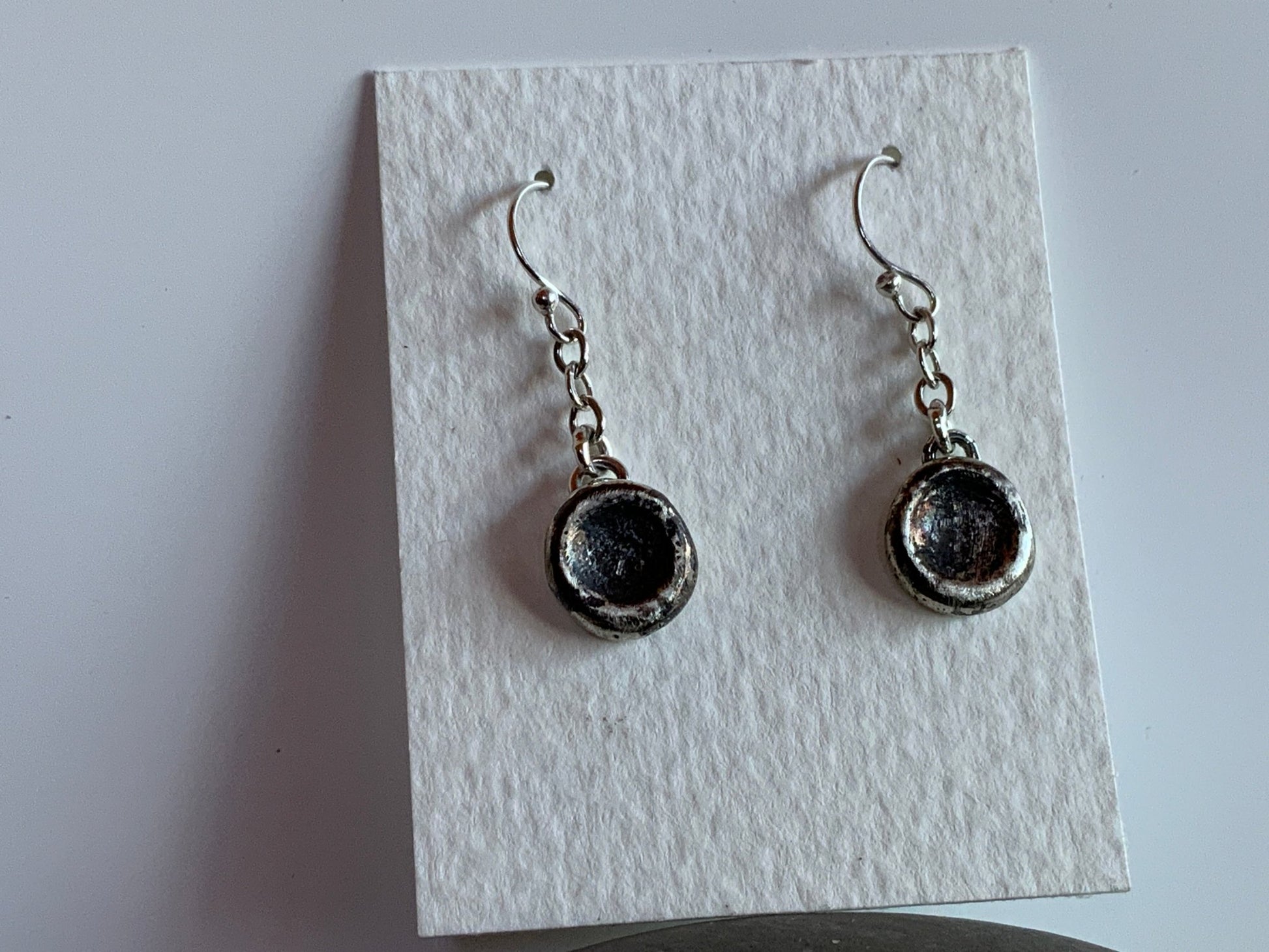 Silver droplets Earrings - Evitts Creek Arts