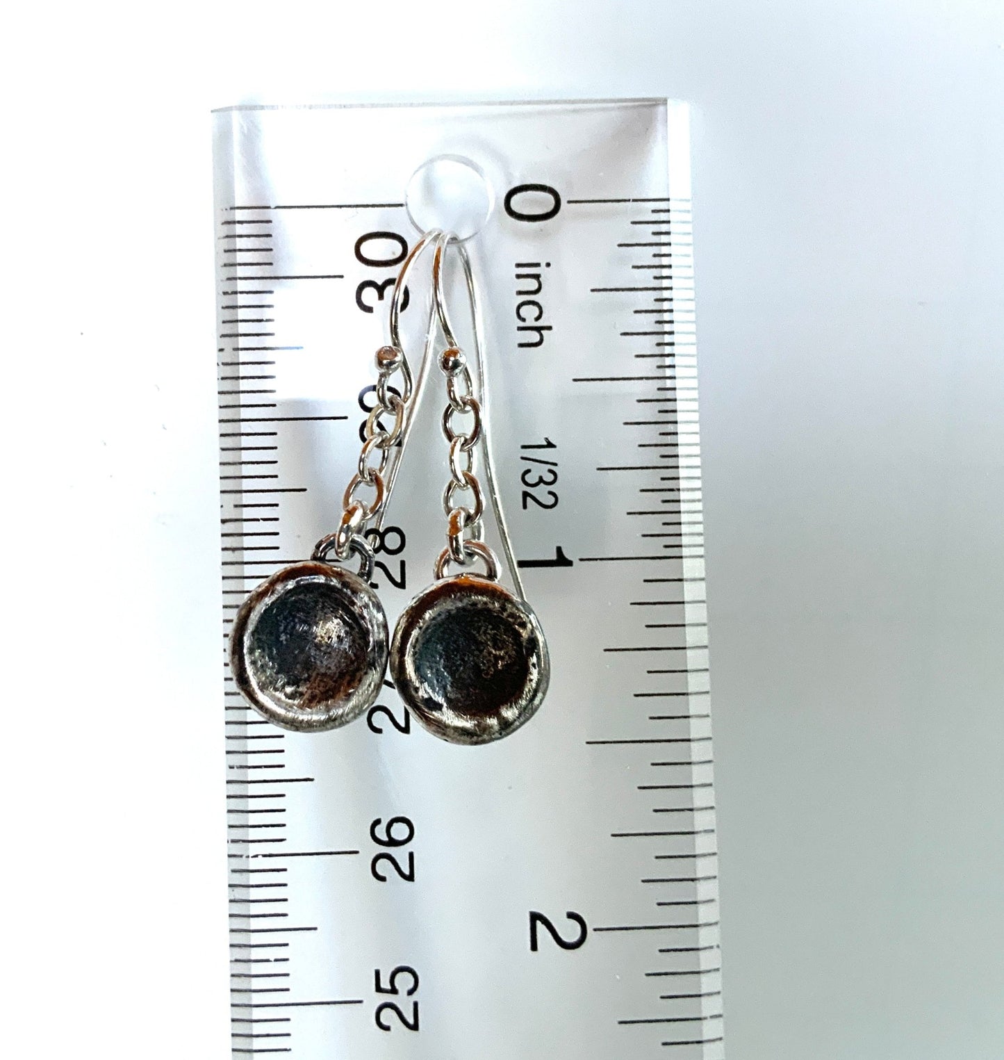 Silver droplets Earrings - Evitts Creek Arts