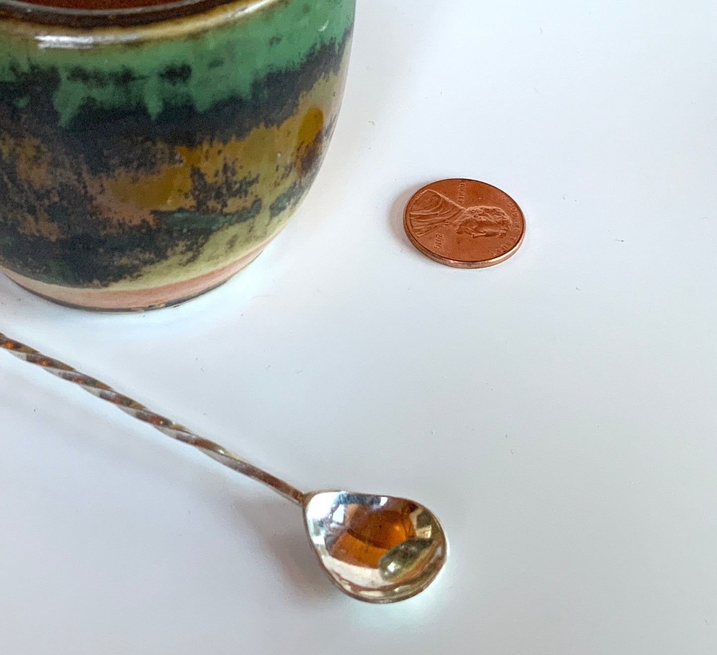 Small Handmade Silver Spoon - Evitts Creek Arts