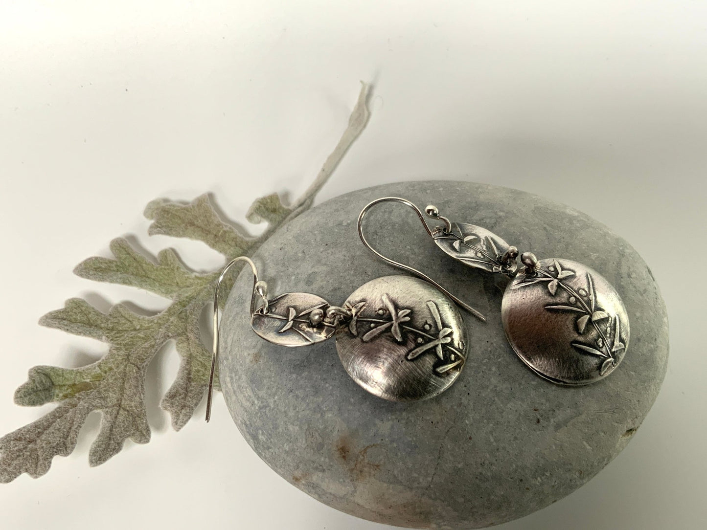 Thorny Vine Sterling Silver Earrings - Evitts Creek Arts