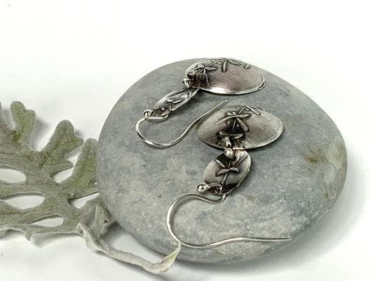 Thorny Vine Sterling Silver Earrings - Evitts Creek Arts