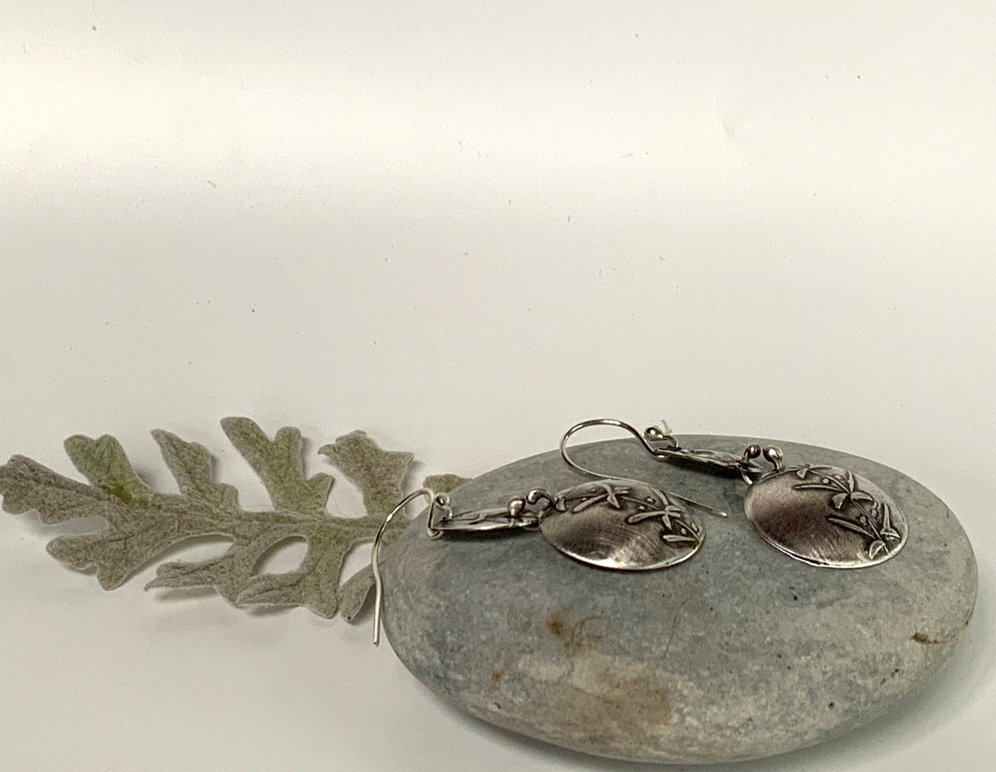 Thorny Vine Sterling Silver Earrings - Evitts Creek Arts