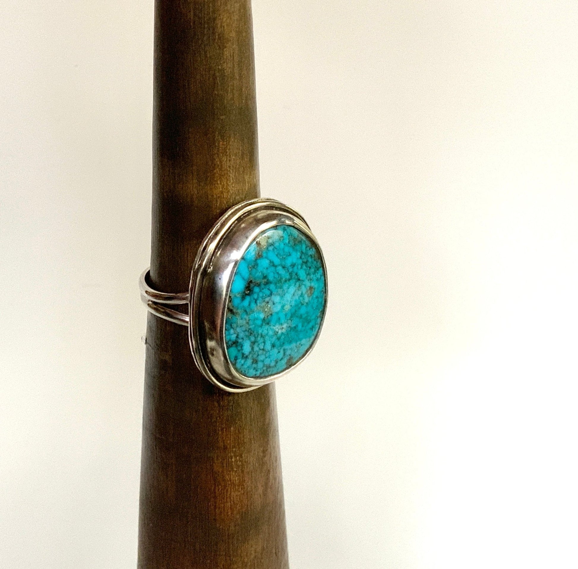 Turquoise Ring Size 7.25 - Evitts Creek Arts